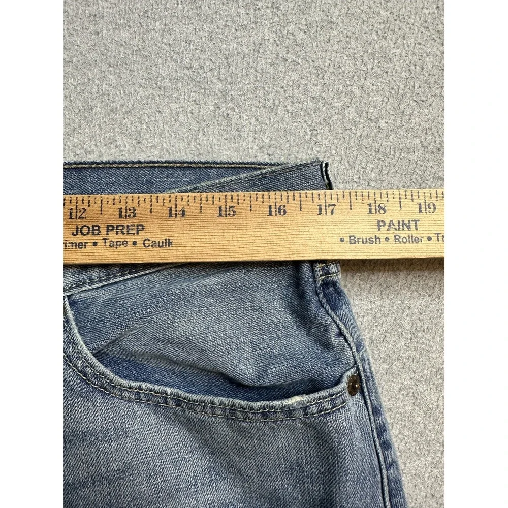 Levi's 505 Jeans Mens 34x29 (34x23) Medium Wash Blue Straight Leg Denim Workwear
